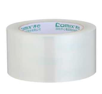 齐心 JP4810-6 普透封箱胶带48mm*100y 透明（6卷/条）卷